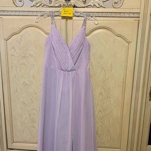 Lavender with Diamond Straps Dress